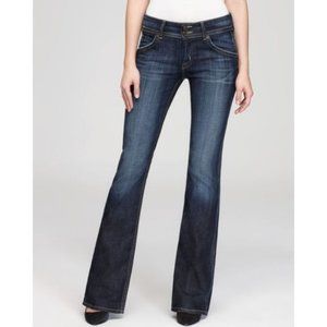 HUDSON Womens Signature Lowrise Bootcut Jeans Flap Pocket Size 30 Style W170DHA